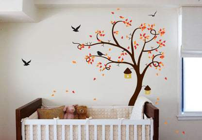 Cute Nest Tree Wall Sticker