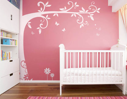 Pretty Side Tree Wall Sticker