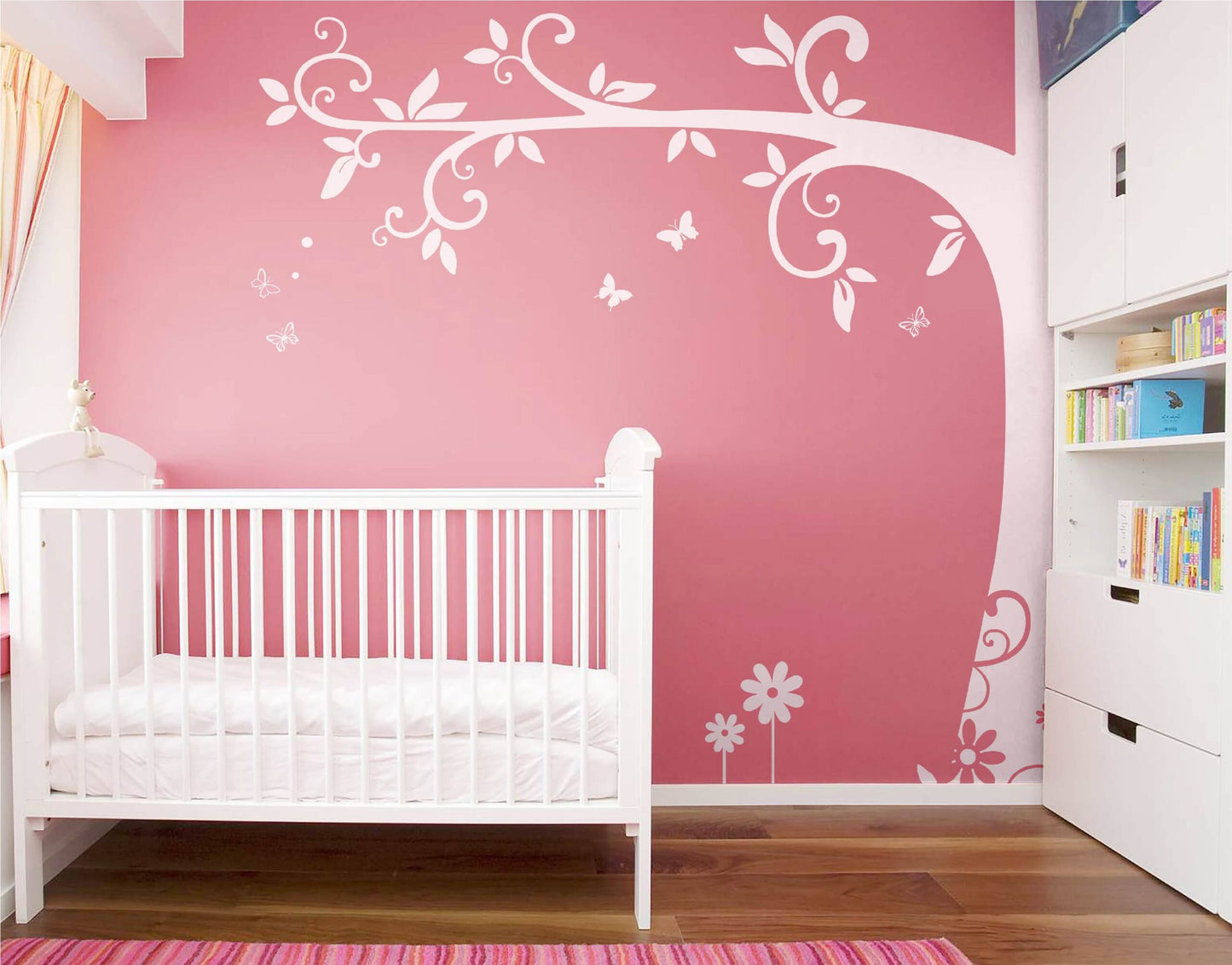 Pretty Side Tree Wall Sticker