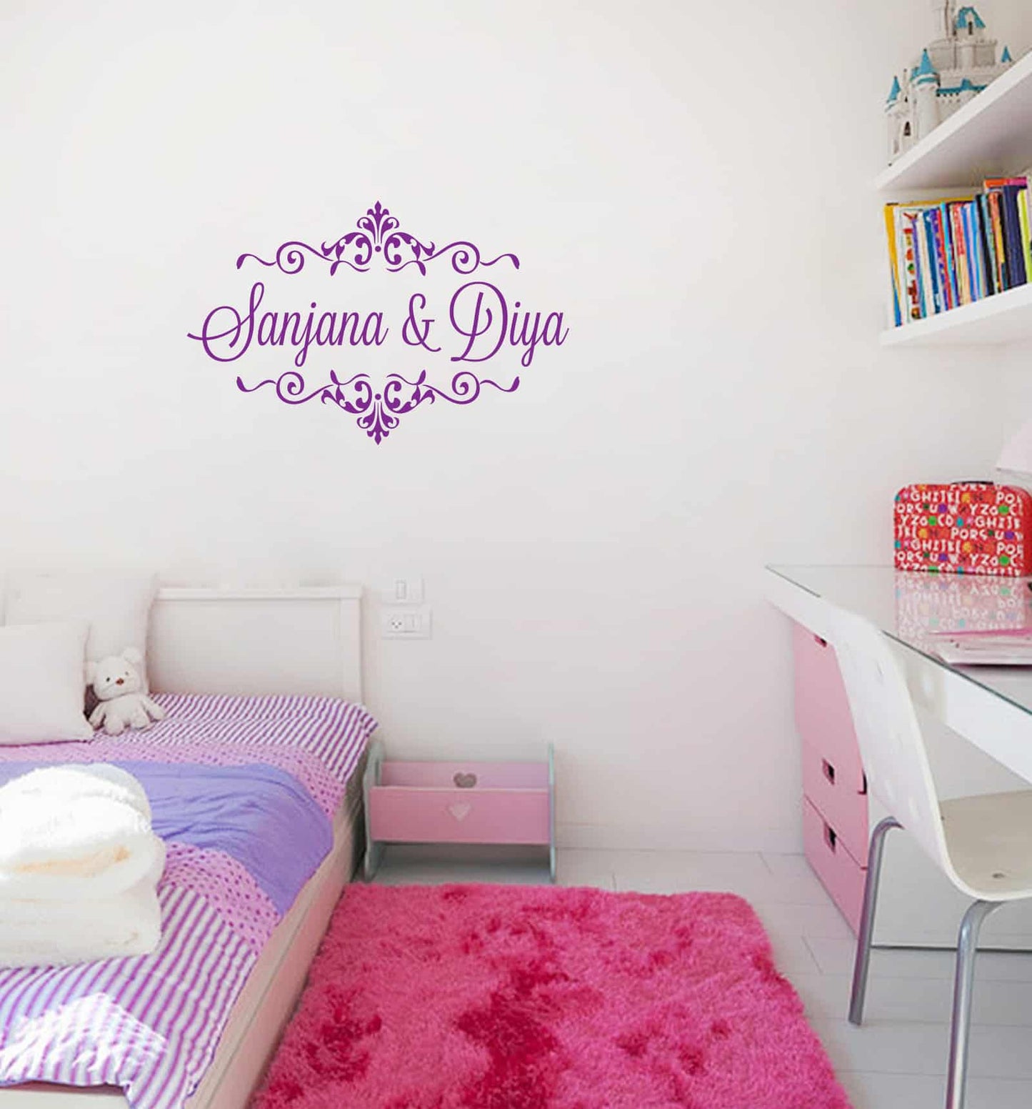 Name In A Caravan Wall Sticker