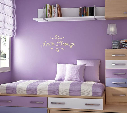 Sweetheart Name Wall Sticker