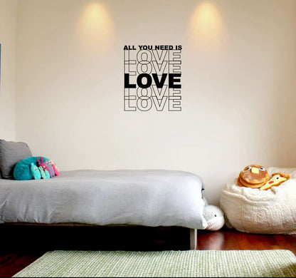 Love Love Love Wall Sticker