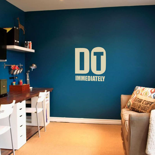 Do It Immediately Wall Sticker