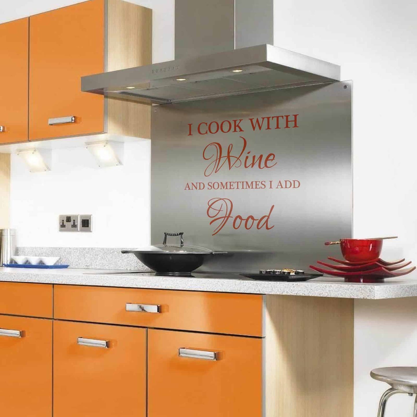 Food &amp; Wine Wall Sticker