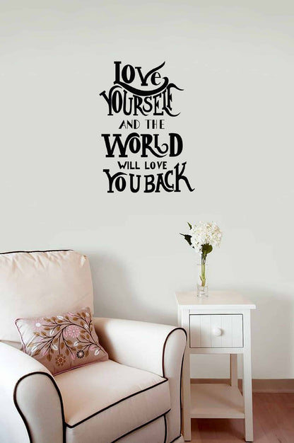 Love yourself Wall Sticker