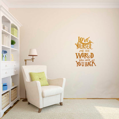 Love yourself Wall Sticker