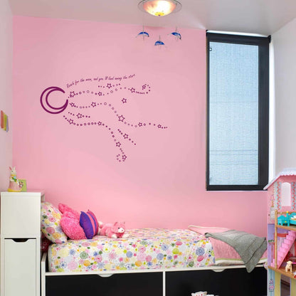 Reach for the Moon Wall Sticker