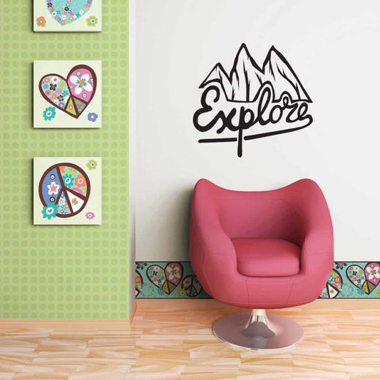 Explore Wall Sticker