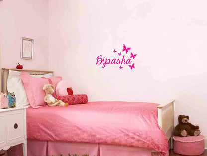 Butterfly with Name Wall Sticker