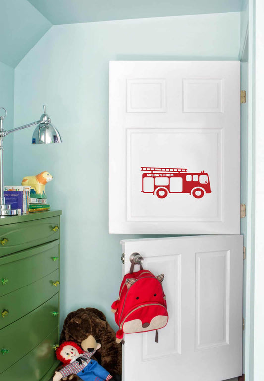 Fire Engine Wall Sticker