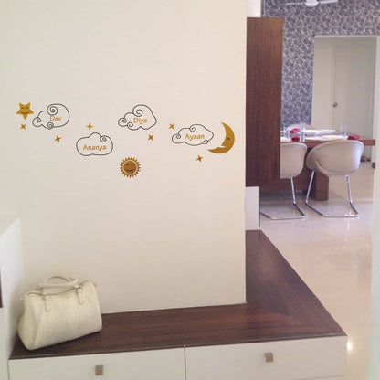 Family of Stars Wall Sticker