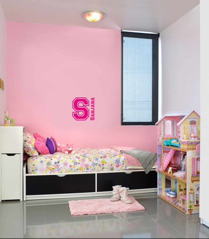 Bold Initial Wall Sticker