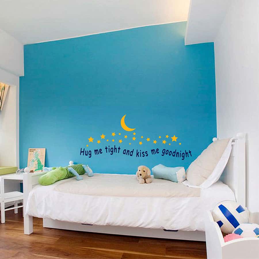 Kiss me goodnight Wall Sticker