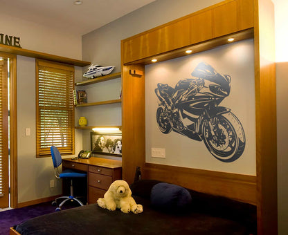 Print your favourite bike wall sticker