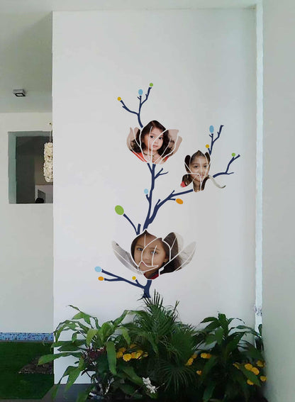 Flower Child Photo Collage Wall Sticker