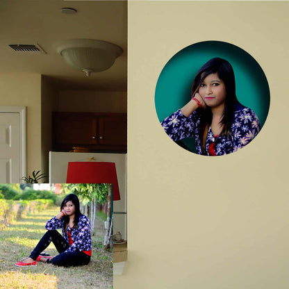 Photo Limelight Circle Frame Sticker