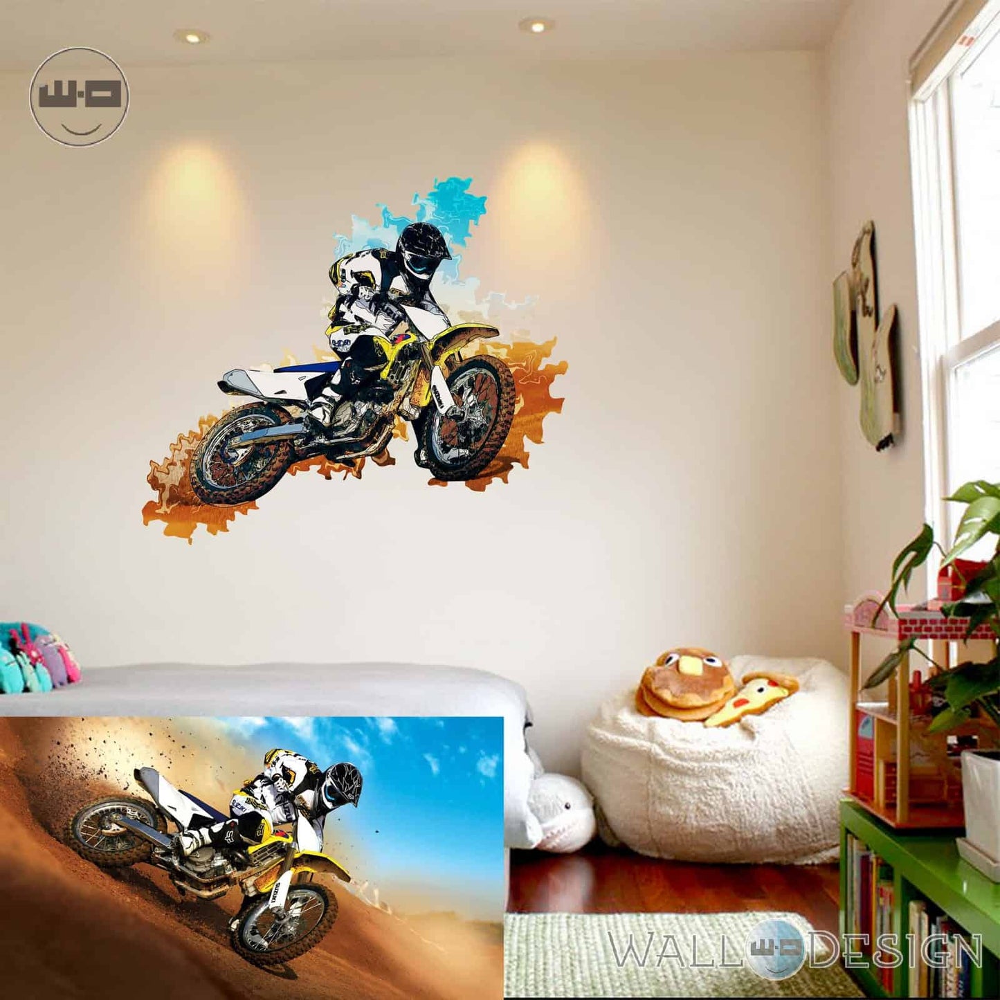 Dynamic Passion Wall Impression Sticker