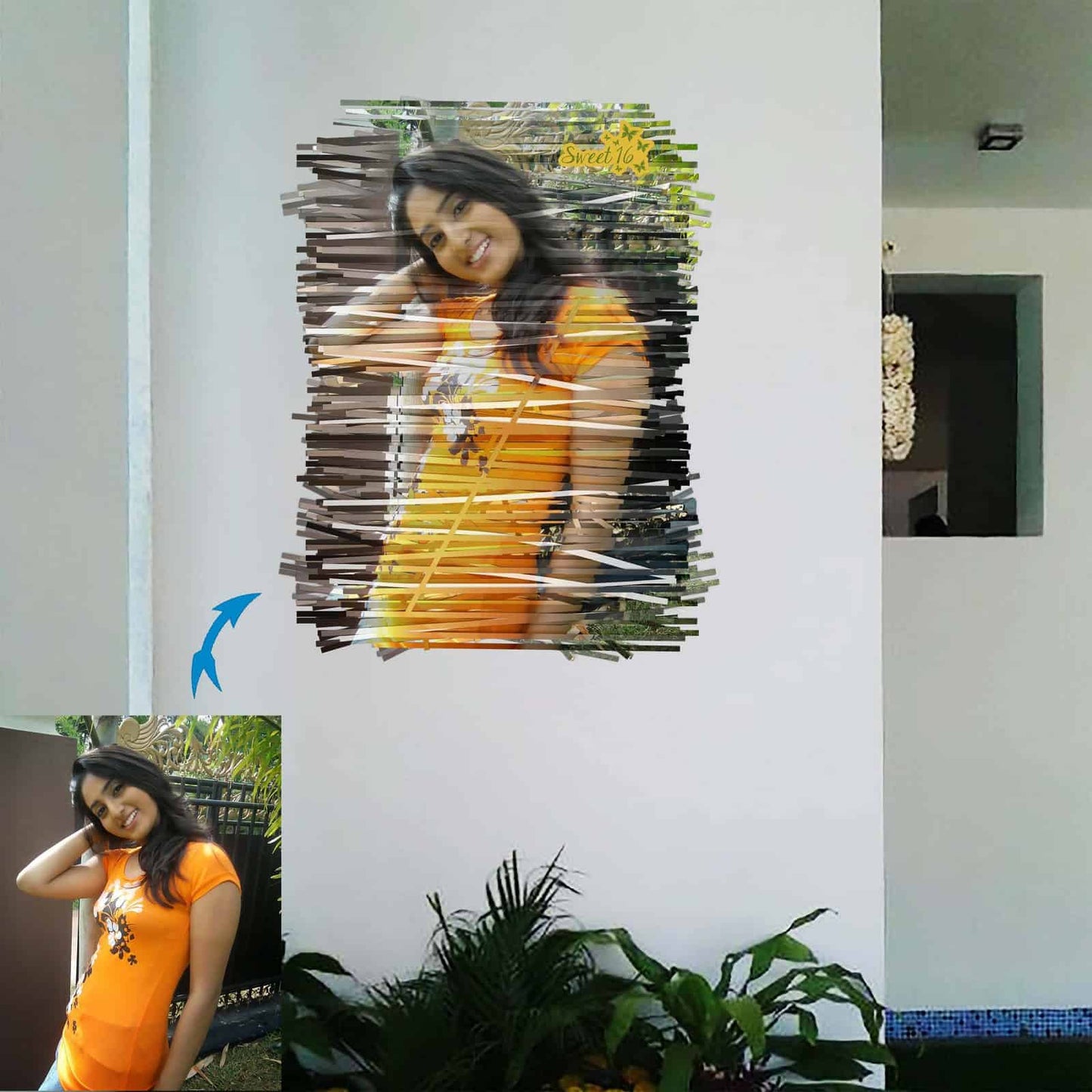 Paper Art Photo Wall Sticker