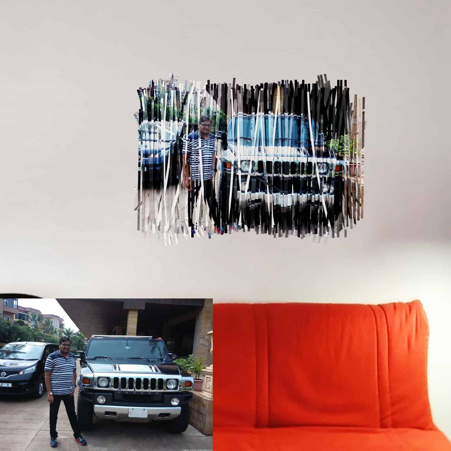 Paper Art Photo Wall Sticker