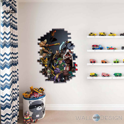 Look through my Home Illusion Wall Sticker