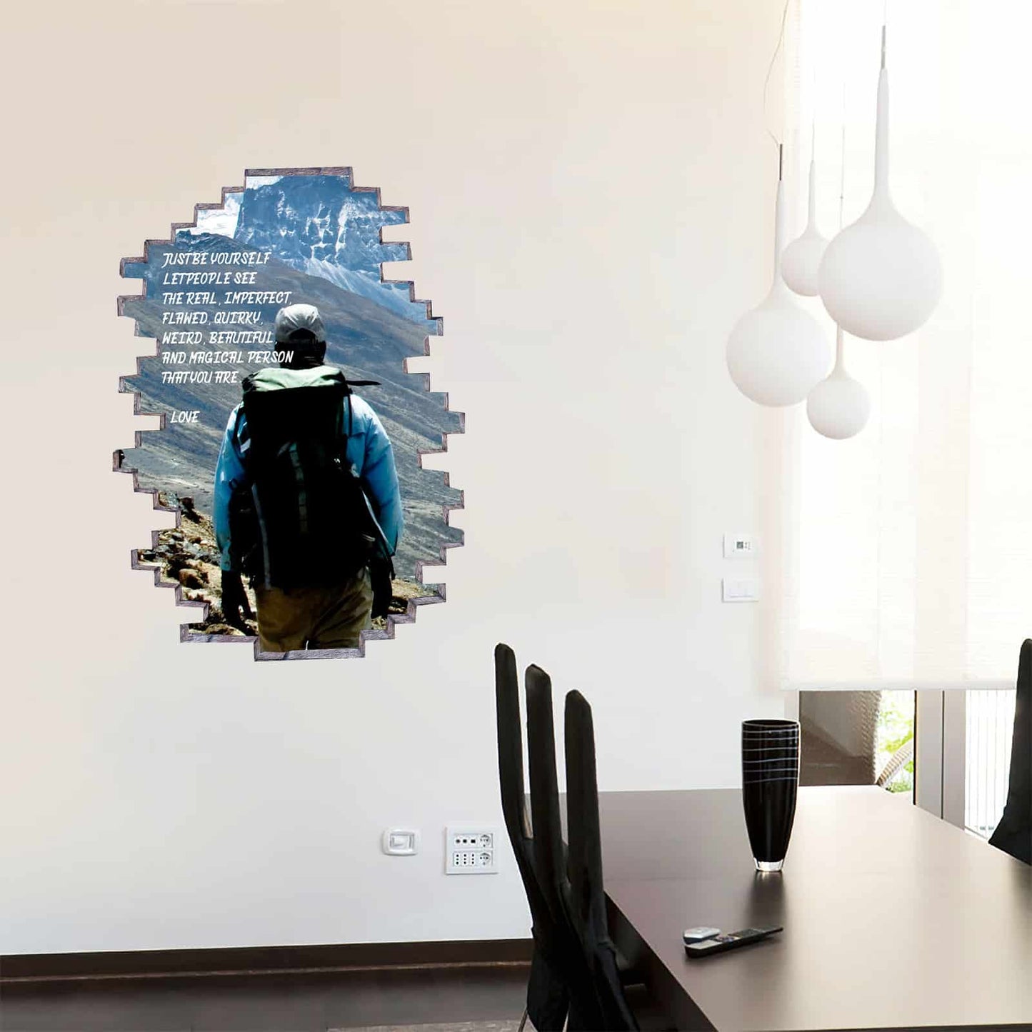 Look through my Home Illusion Wall Sticker