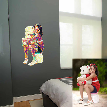 Impressionist Pop Colour Wall Sticker