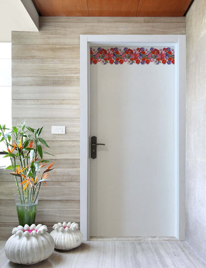 Rose & Lilies Flower Wallpaper Border Sticker