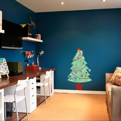 Christmas Character Tree Wall Sticker