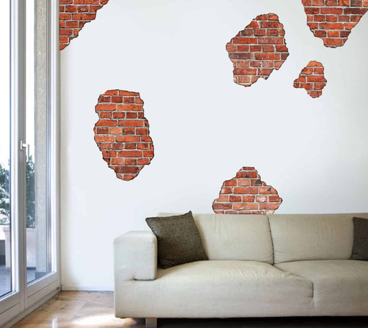 Built of Brick and Mortar Wall Sticker