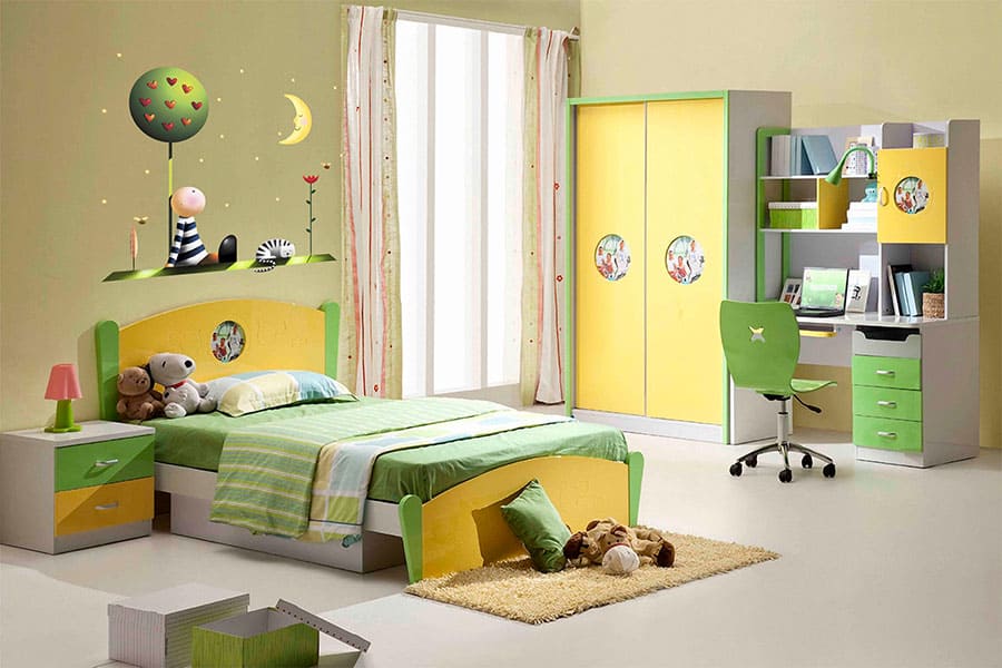 Boy and Cat Wall Sticker