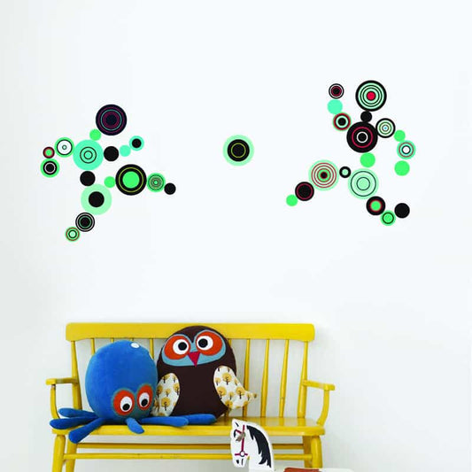 Circle Patterns Wall Sticker