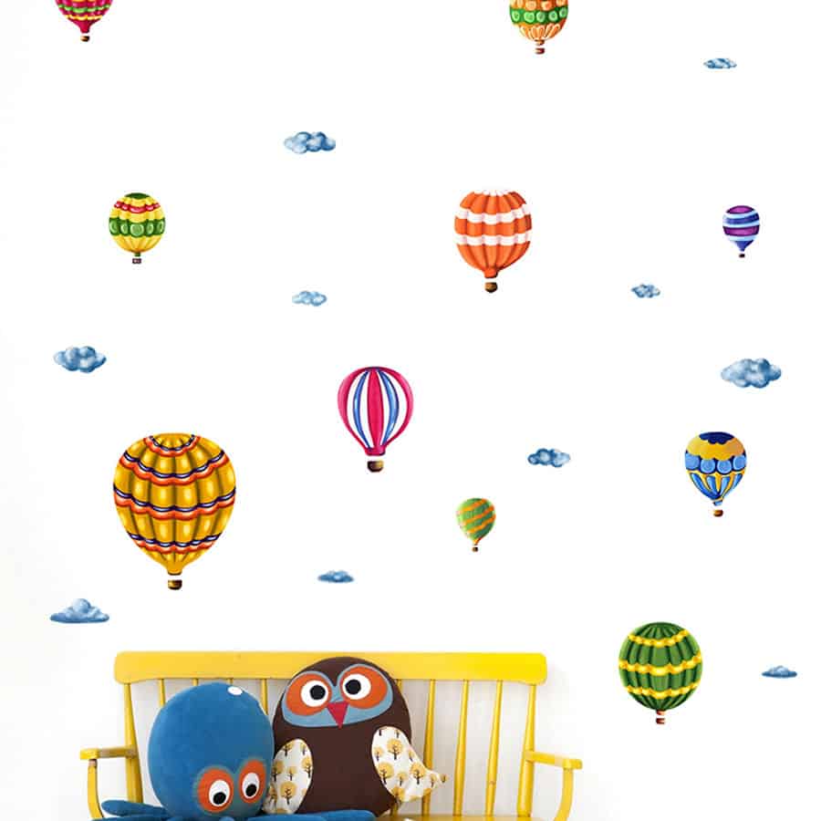 Hot air Balloons Wall Sticker