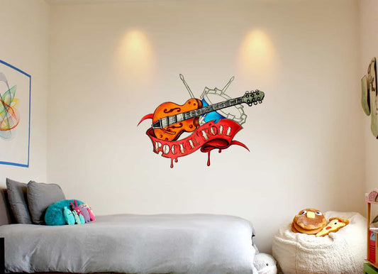 Rock n Roll Wall Sticker