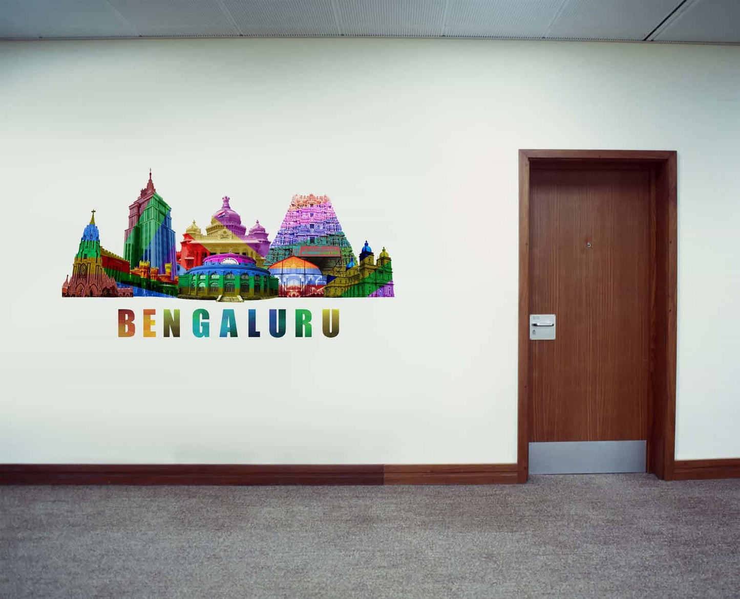 Art Nouveau Bengaluru Wall Sticker