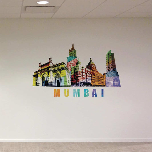 Mumbai Graffiti Treat Wall Sticker