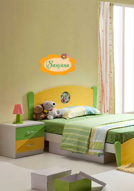 Cute Flower Border Wall Sticker