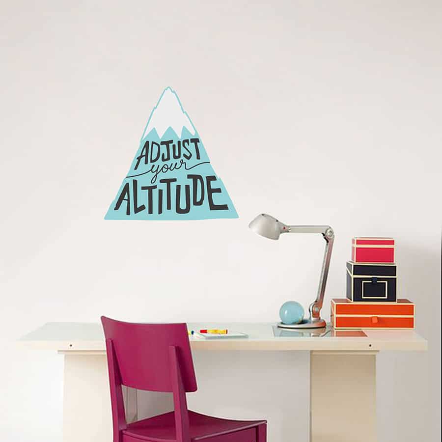 Adjust Your Altitude Wall Sticker