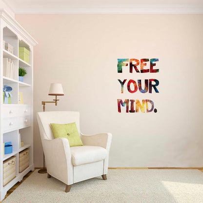 Free your mind Wall Sticker