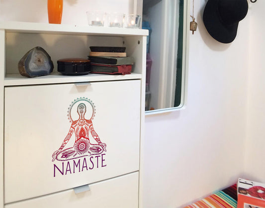 Namaste Yoga wall art sticker