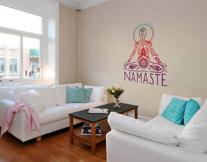 Namaste Yoga wall art sticker