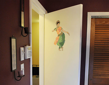 Indian Dancer design wall sticker