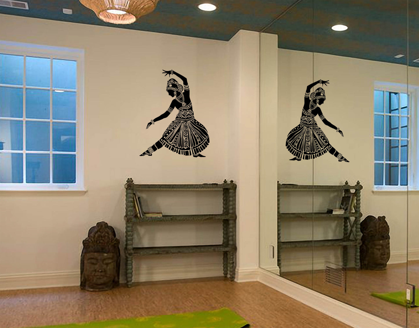 Indian Dancer 2 design wall sticker