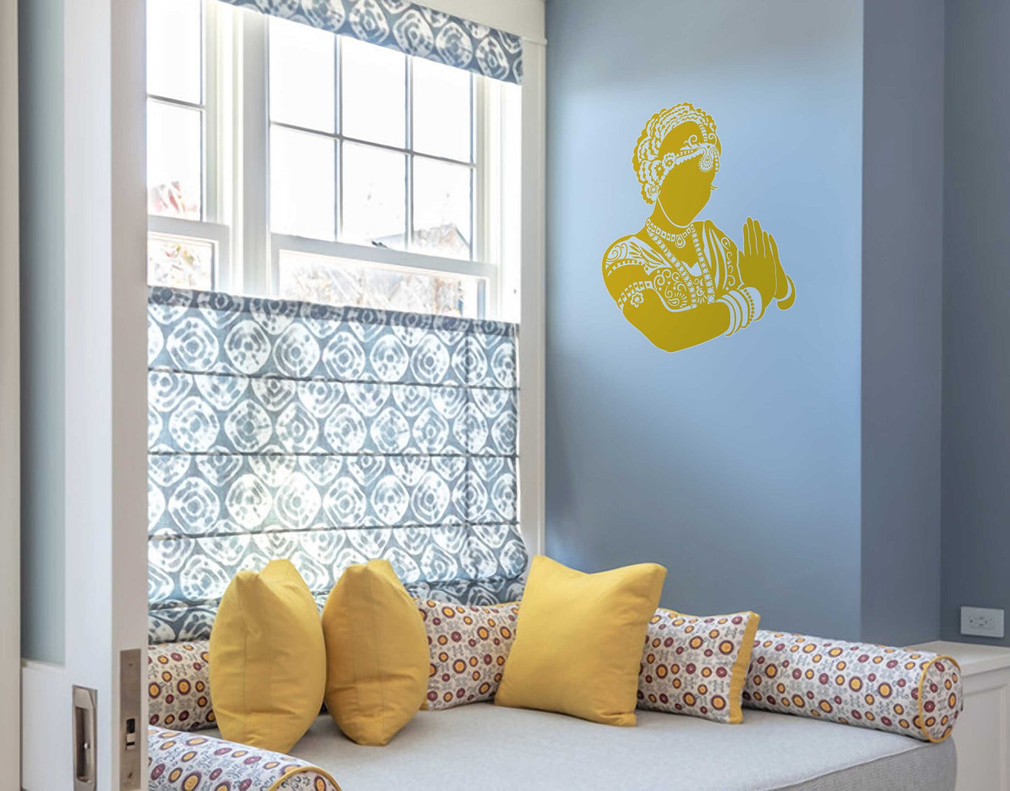 Indian Dancer 4 design wall sticker