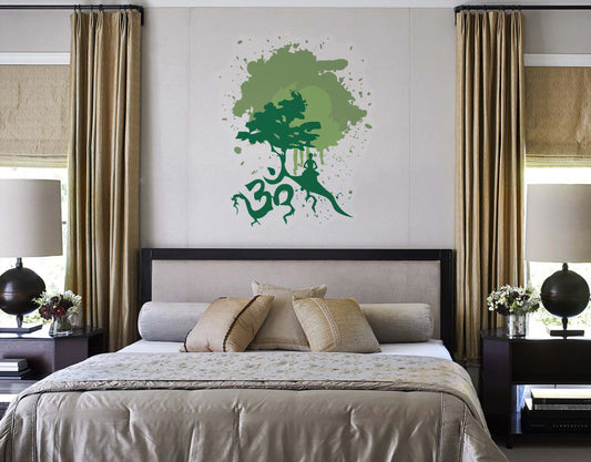 Peace in the Green Woods zen wall sticker