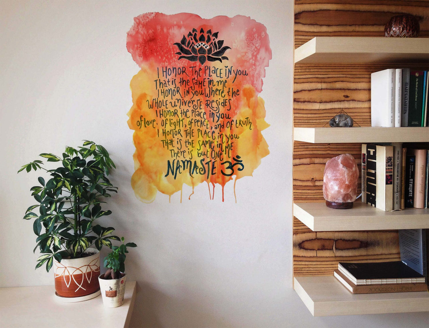 Namasthe Om Wall Sticker