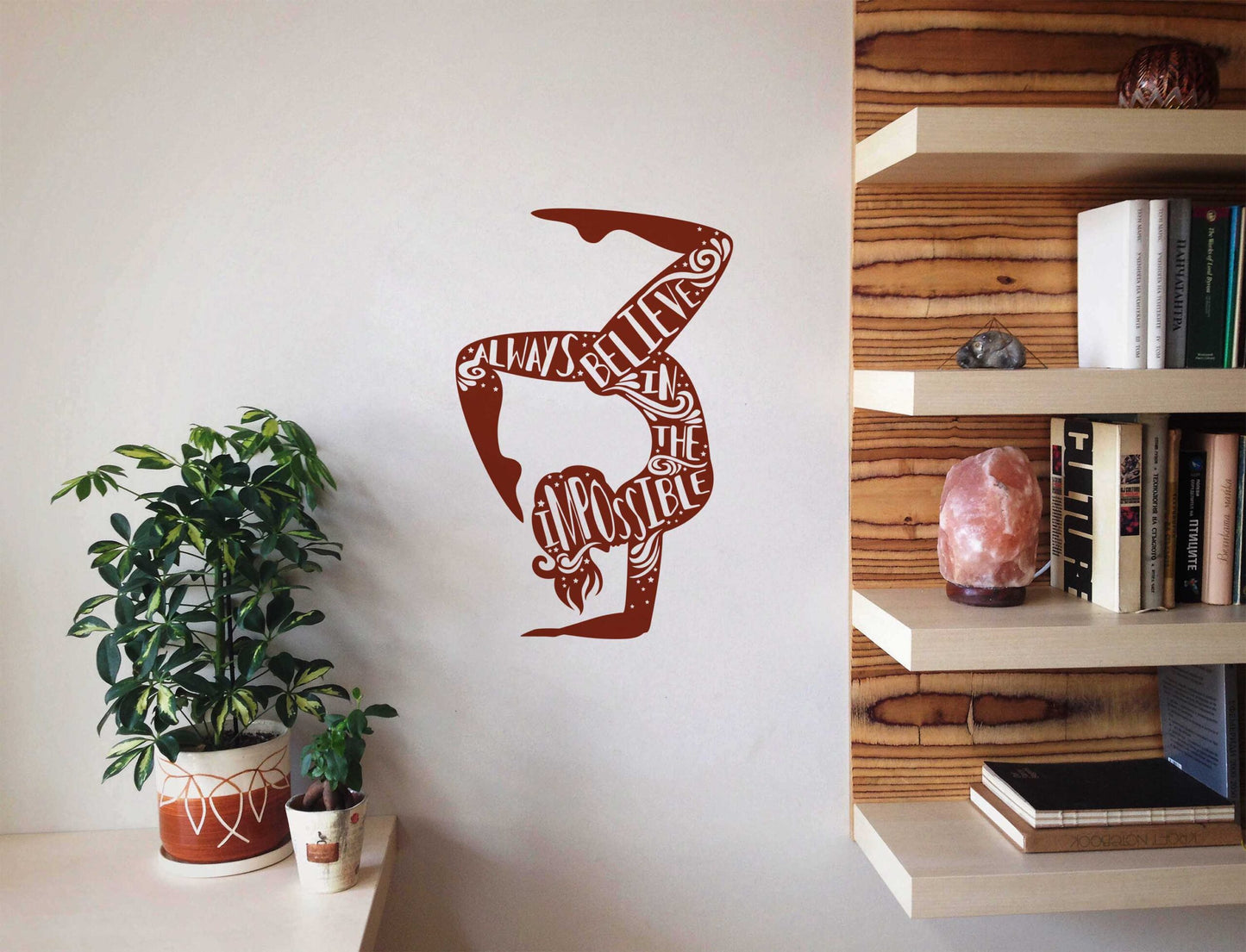 Always Believe in the Impossible Yoga Wall Art