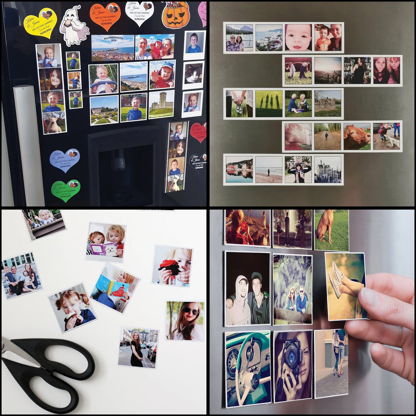 WallDesign Self-Adhesive Magnet Sheet Easy to Use, DIY Fridge Photos, Personalized Crafts, Essential, Functional, and Kid-Friendly