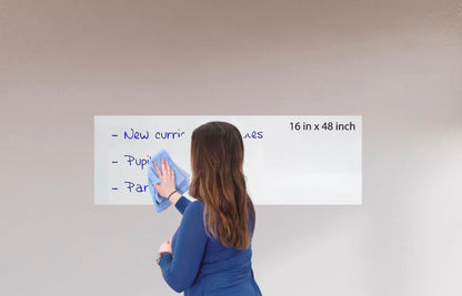 Whiteboard Roll Dry Erase Writing Film - Whiteboard sticker for any Surface - Ideal for Office, Home, Kitchen, School, Desk, Wall, Cupboard - Durable, Multipurpose, Easy Maintenance