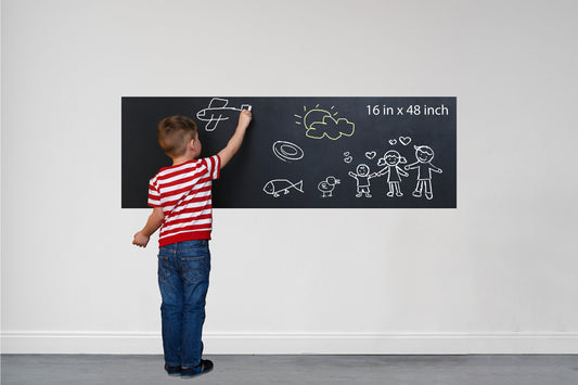 Blackboard Chalk Writing Film With Chalk