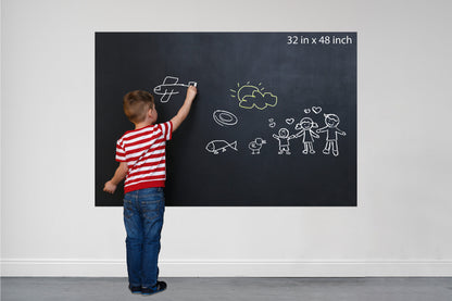 Blackboard Chalk Writing Film With Chalk